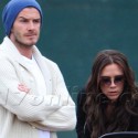 David And Victoria Beckham Take Harper To Soccer