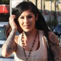 Kat Von D All Smiles In Hollywood