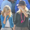 Reese Witherspoon Leaves Church With Her Kids