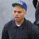 Chris Brown Shops At Maxfield's In Beverly Hills