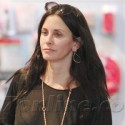 Courteney Cox Shops For Sweaters At Satine