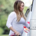 Hilary Duff Shows Off Her Growing Baby Bump
