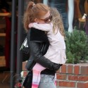 Isla Fisher Takes Olive Shopping In LA.
