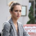 Jessica Alba Rocks A Bandage With Her Blazer