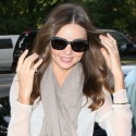 Miranda Kerr Smiles At The Plaza