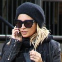 Nicole Richie Chats On Cell After The Gym