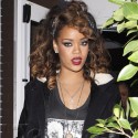 Rihanna Glams It Up For Dinner