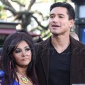 Snooki Sneaks In A Visit With Mario Lopez