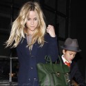 Reese Witherspoon Leaves Dinner With Son Deacon