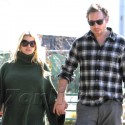 Pregnant Jessica Simpson And Eric Johnson Stop At Starbucks