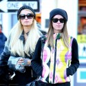 Paris Hilton Shops And Hits The Slopes