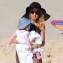 Rachel Zoe Hits The Beach With Son Skyler