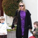 Sharon Stone Spends The Afternoon With Her Boys