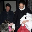 Tom Cruise And Katie Holmes Leave NYC With Suri