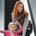 Marcia Cross Takes Her Twins Shopping