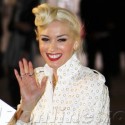 Gwen Stefani Sports White Jumpsuit At Movie Premiere