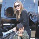 Angelina Jolie Takes Pax And Maddox On A Shopping Spree In Hollywood
