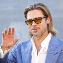 Brad Pitt Looks Stylish At Smashbox Studios