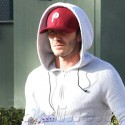 David Beckham Gets Fast Food