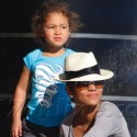 Halle Berry And Olivier Martinez Take Nahla To Malibu Beach