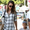 Jessica Alba And Honor Go For A Stroll
