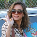 Jessica Alba Goes From Disco Queen To Biker Babe