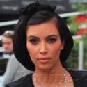 Kim Kardashian Goes Retro Glam In Hollywood