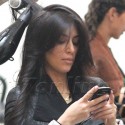 Kim Kardashian Heads To The Salon
