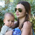 Miranda Kerr And Her Little Munchkin Have A Play Date At The Park