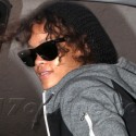 Rihanna Keeps A Low Profile As She Runs Errands