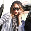 Jessica Alba Gets Into Fender Bender