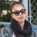 Jessica Alba Might Have A Scarf Addiction