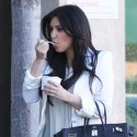 Kim Kardashian Glams It Up For Pinkberry Run