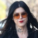 Kat Von D Wears Wild Leggings