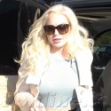 Lindsay Lohan Arrives At Court