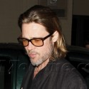 Brad Pitt Looks Homeless At Madeo's Steakhouse