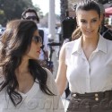 Kim And Kourtney Kardashian Spend Some Quality Time Together