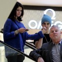 Justin Bieber Hits The Mall With Selena Gomez