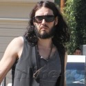 Russell Brand Attends Yoga Class