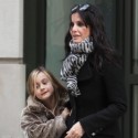 Courteney Cox And Coco Hang Out In NYC