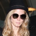 Heidi Klum Returns To LAX After Quick NYC Trip