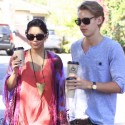 Vanessa Hudgens Grabs Coffee With Her BF, Hits The Nail Salon With Her Sis