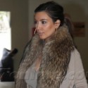 Kim Kardashian Gets All Dressed Up After A Trip To The Gym