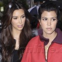 Kim And Kourtney Kardashian Venture Out In West Hollywood