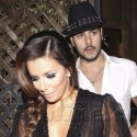 Eva And Eduardo Dine At Beso In Hollywood