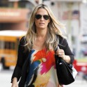Molly Sims Hides Her Bump Under Flowy Dress