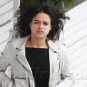 Michelle Rodriguez Lunches At Chateau Marmont