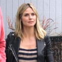 Heidi Klum Covers Up Her Fab Figure In A Maxi Dress