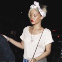 Rihanna Carries Her Handcuffs Handbag