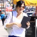 Selma Blair Embraces Bold Blue Pants For Lunch In Hollywood 